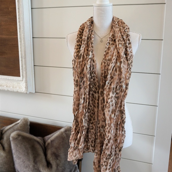 Express Accessories - Express Animal Print Scarf